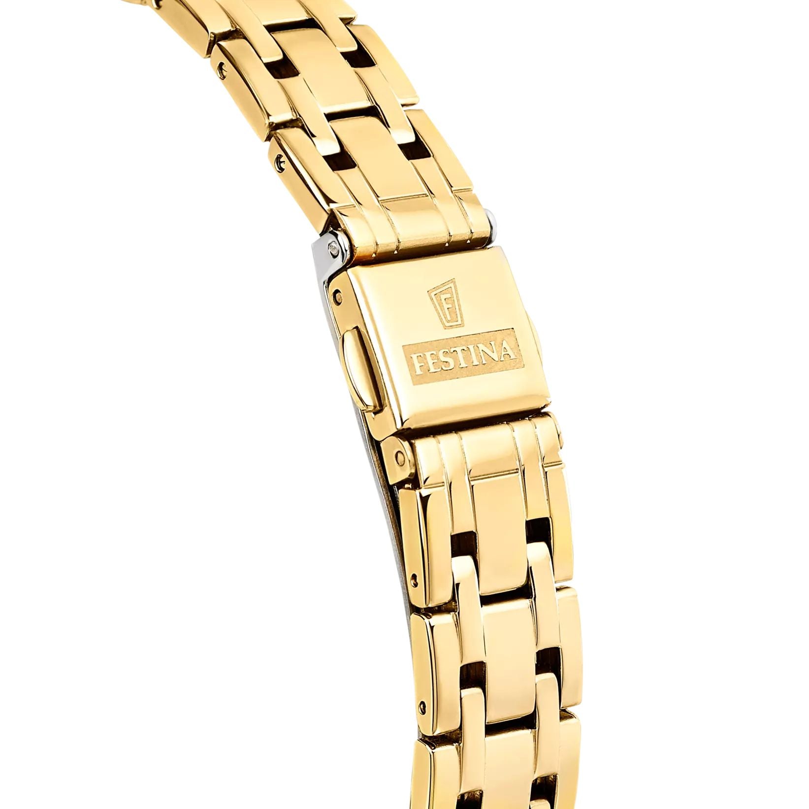 Orologio Donna Festina Dorato Argentè Zirconi Bianchi F20601/1